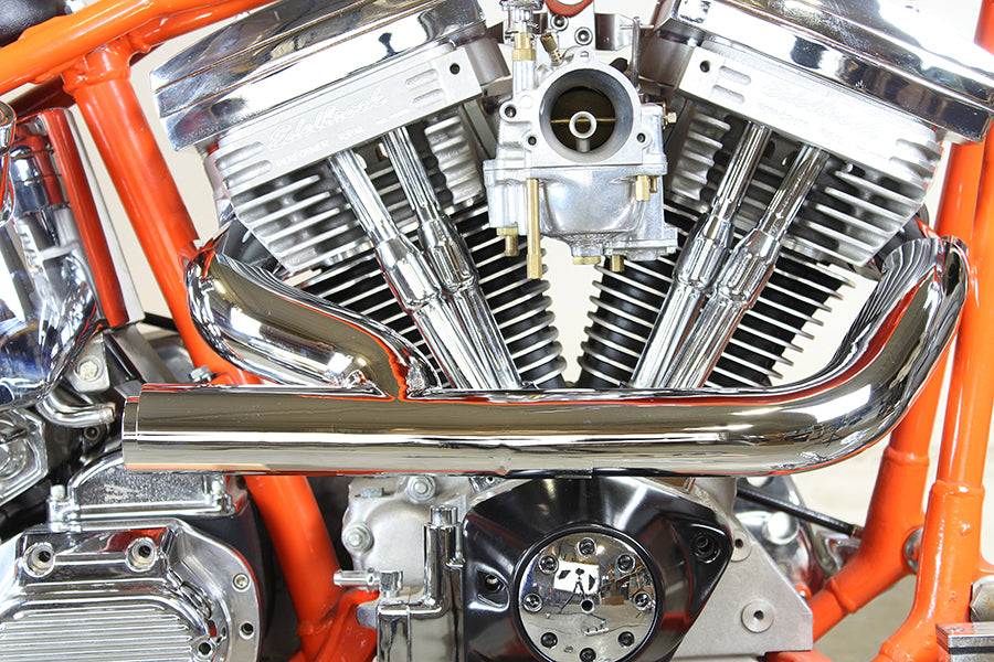 2:1 Siamese Exhaust Header Set Chrome 1986 / UP XL