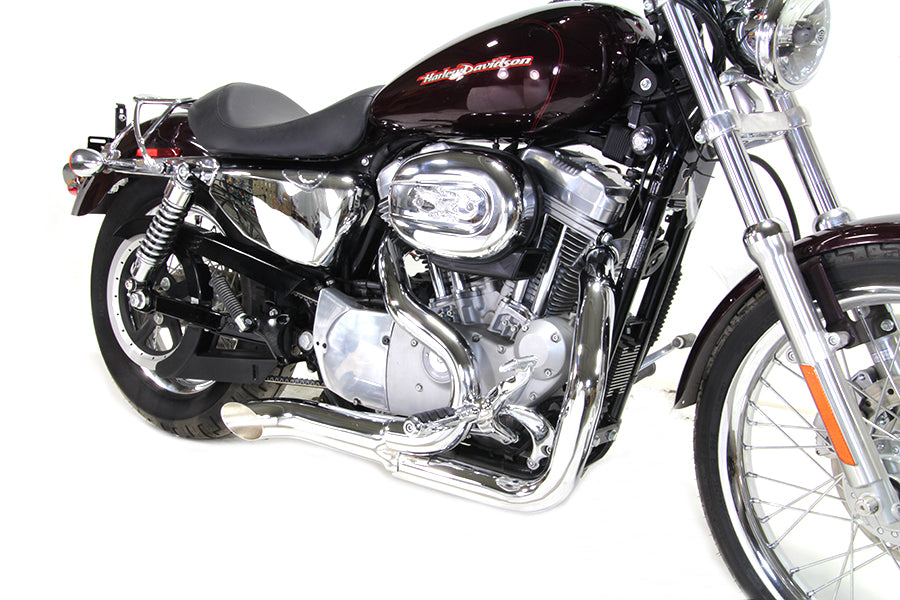 Wyatt Gatling 1-3/4 2 into 1 Exhaust Header Set Chrome 2004 / 2013 XL