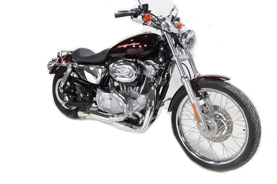 Wyatt Gatling 1-3/4 2 into 1 Exhaust Header Set Chrome 2004 / 2013 XL