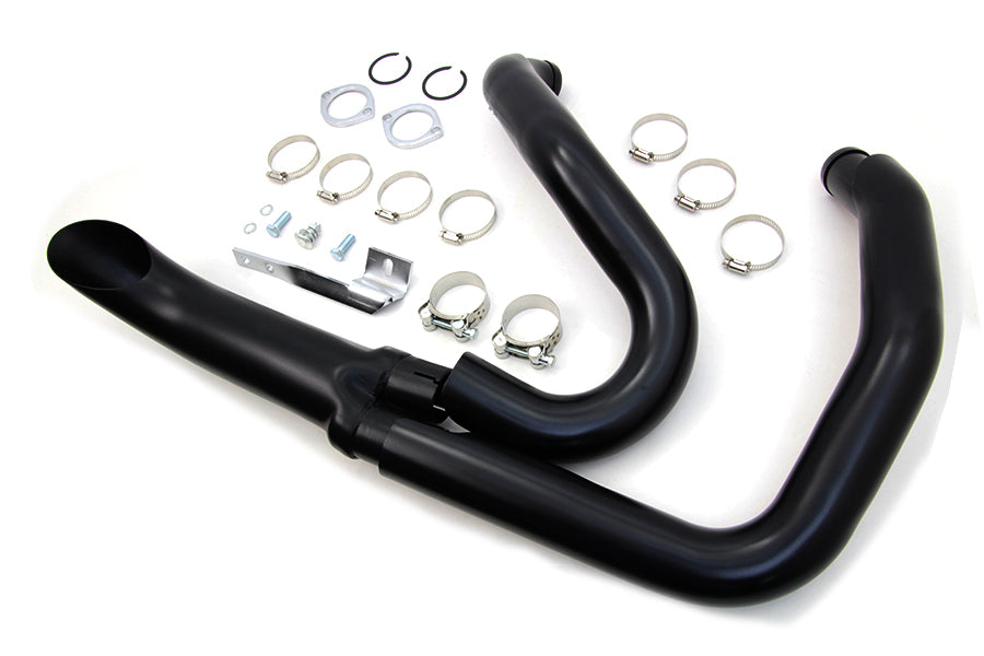 Wyatt Gatling 1-3/4 2 into 1 Exhaust Header Set Black 2004 / 2013 XL