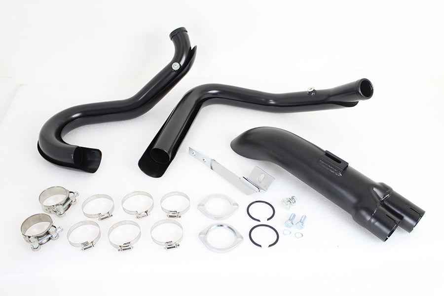 Wyatt Gatling 1-3/4 2 into 1 Exhaust Header Set Black 2014 / UP XL