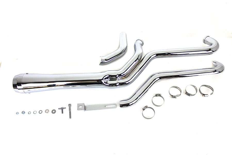 Wyatt Gatling 2:1 Taper Megaphone Header Set Chrome 2007 / 2013 XL