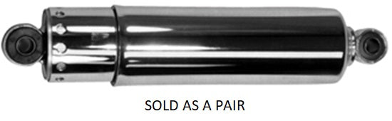 Shock Absorbers Stk Style 12" W / Cvrs Big Twin 4 Spd 73 / 86 (Except St) Chrome Plated Rpl HD 54509-73A