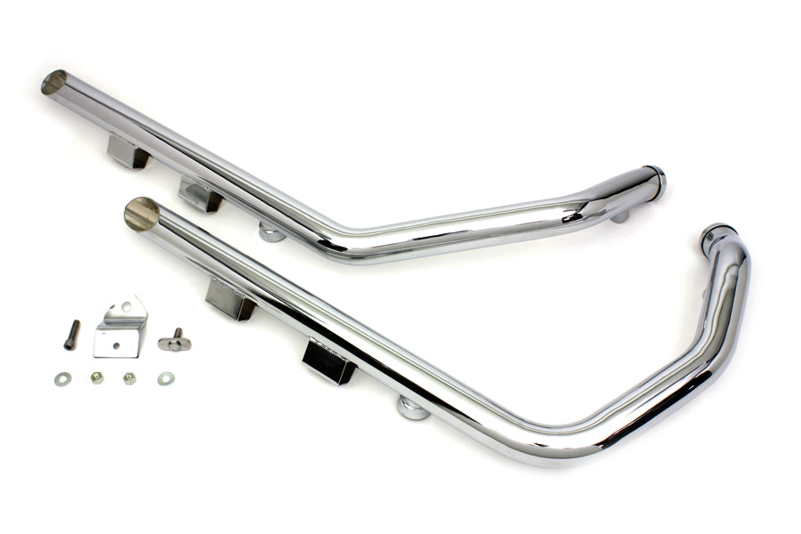 Wyatt Gatling Exhaust Drag Pipe Set Slash Cut 2007 / 2013 XL