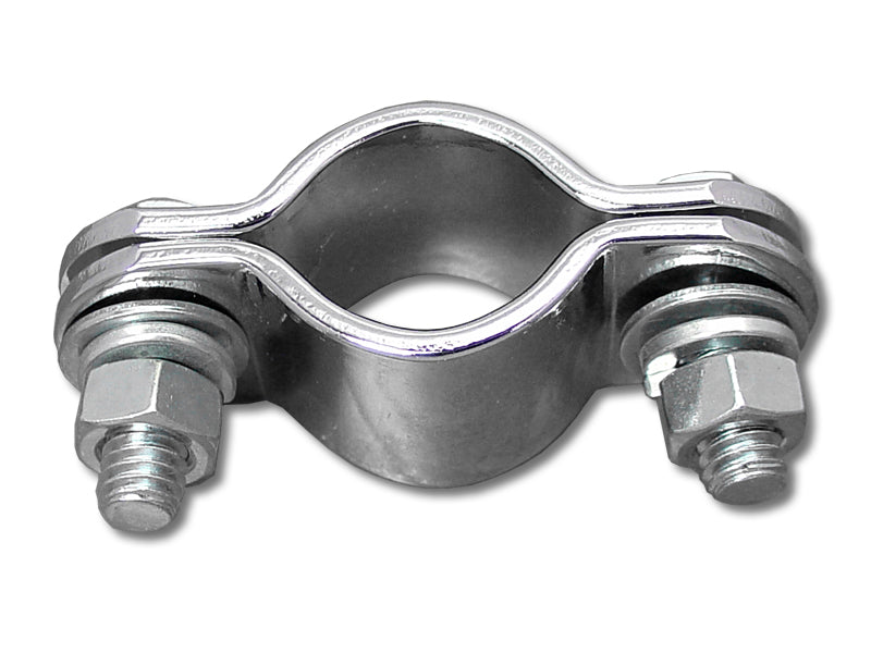 Chrome 1 Frame Exhaust Clamp 0 /  Custom application for exhaust bracket mouting