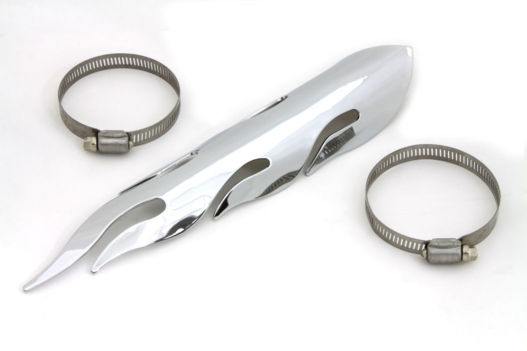 Exhaust Heat Shield Flame Style 0 /  Custom application