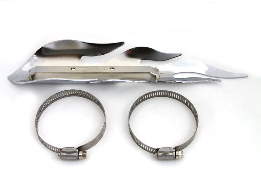 Exhaust Heat Shield Flame Style 0 /  Custom application
