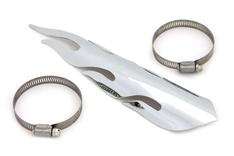 Exhaust Heat Shield Flame Style 0 /  Custom application