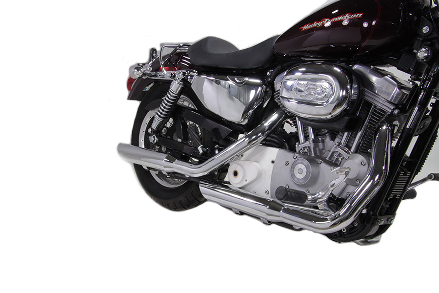 Wyatt Gatling Down Slash Slip-On Muffler Set Chrome 2007 / 2013 XL