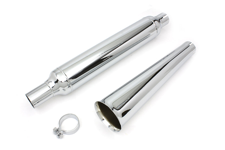 Chrome Muffler With Megaphone Tip 1958 / 1984 FL