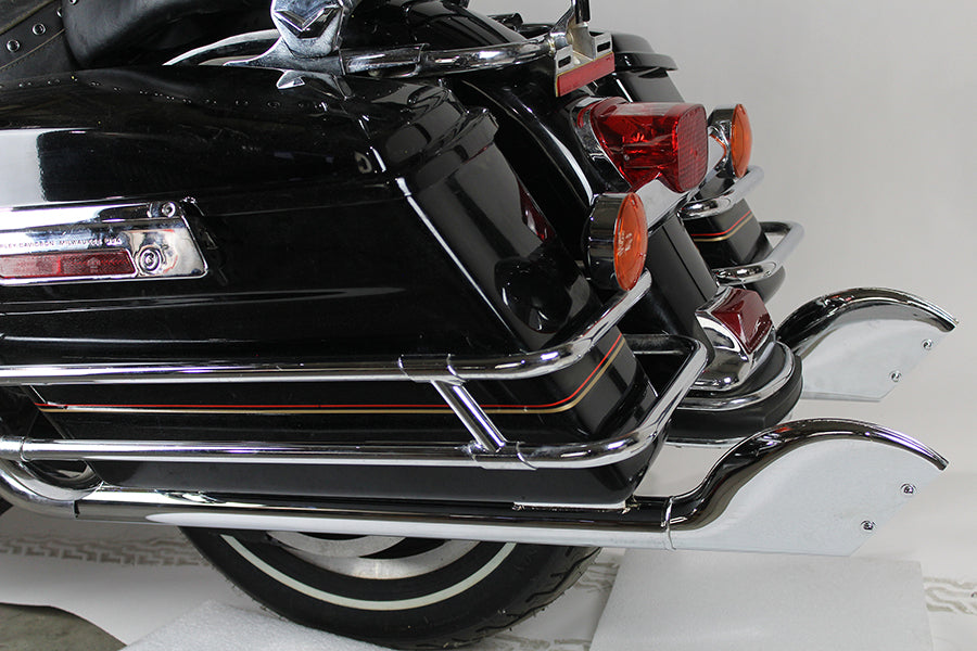 Batique Style Exhaust Tube Set Chrome 1995 / 2016 FLT