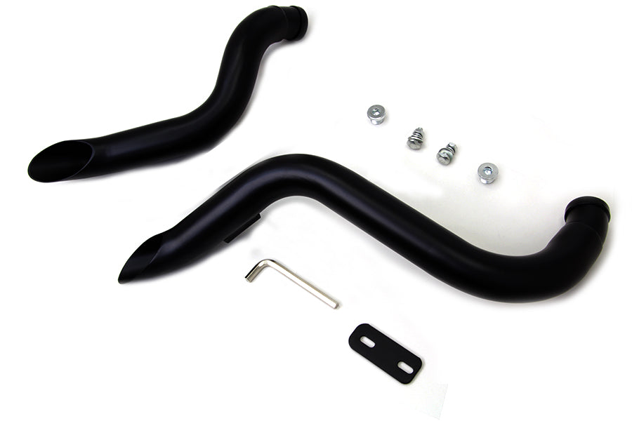 Wyatt Gatling Down Draft Exhaust Header Set 1986 / 2017 FX 1986 / 2017 FL 1986 / 2013 XL Only with forward controls1991 / 2017 FXD