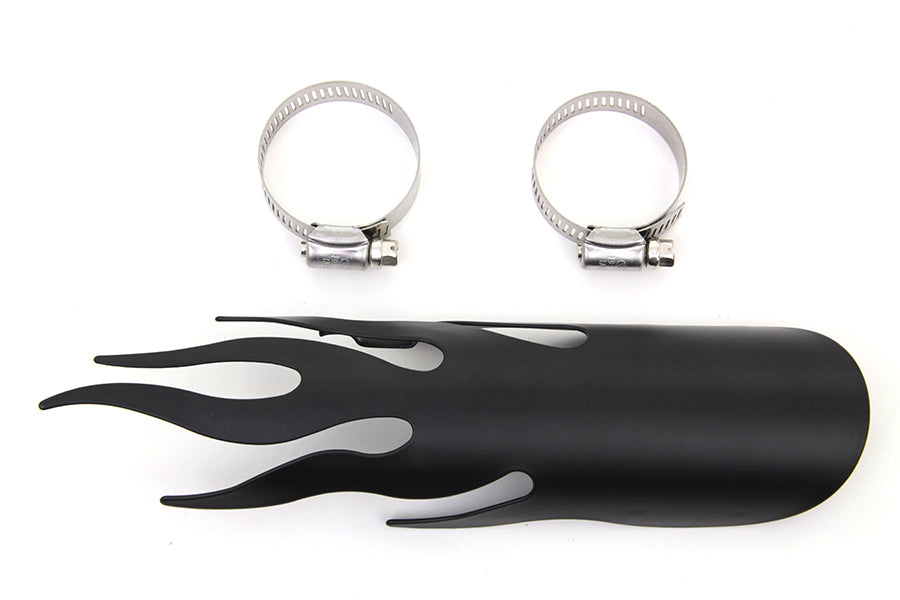 Black Flame Heat Shield 0 /  Custom application for 1-3/4 pipes"