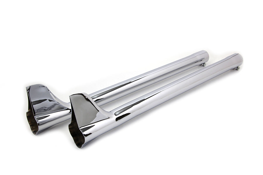 30 Straight Exhaust Pipe with Bronx Tail Set 0 /  Custom application for 1-3/4 pipes"