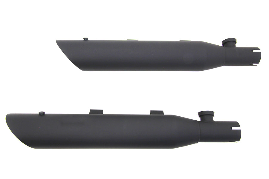 Wyatt Gatling Side Slash Slip-On Muffler Set Black 2004 / 2013 XL