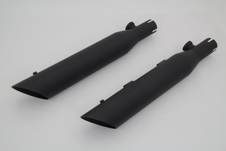 Wyatt Gatling Side Slash Slip-On Muffler Set Black 2004 / 2013 XL