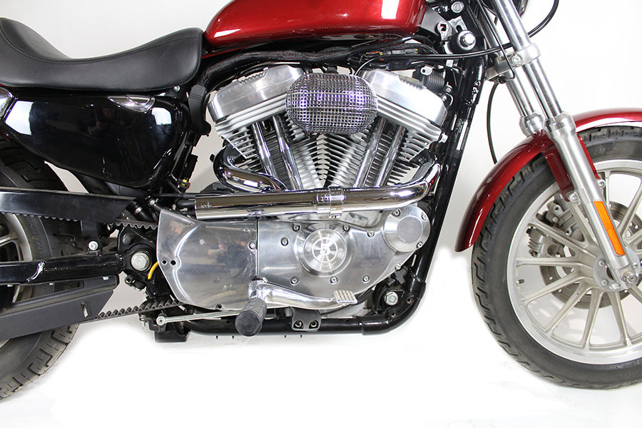 2:1 Siamese Exhaust Header Set Chrome 1986 / 2006 XL without oxygen sensor bung receptors1986 / 1999 FX without oxygen sensor bung receptors1986 / 1999 FLST Evo motors only1986 / 1999 FXST Evo motors only