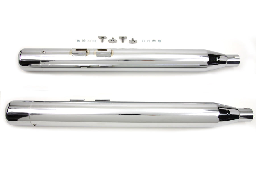 Wyatt Gatling Muffler Set With Chrome Hollow Point End Tips 1995 / 2016 FLT