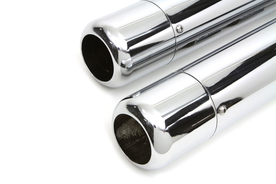Wyatt Gatling Muffler Set With Chrome Hollow Point End Tips 1995 / 2016 FLT