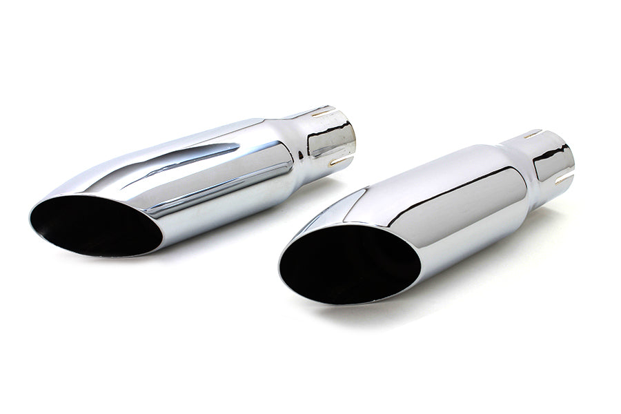 Chrome Mini Exhaust Tip Set 0 /  Custom application
