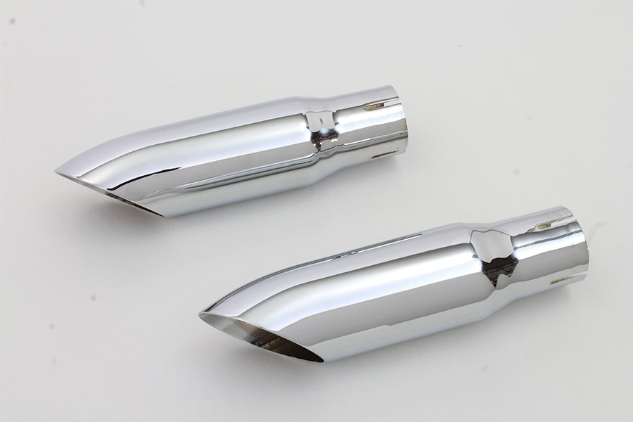 Chrome Mini Exhaust Tip Set 0 /  Custom application