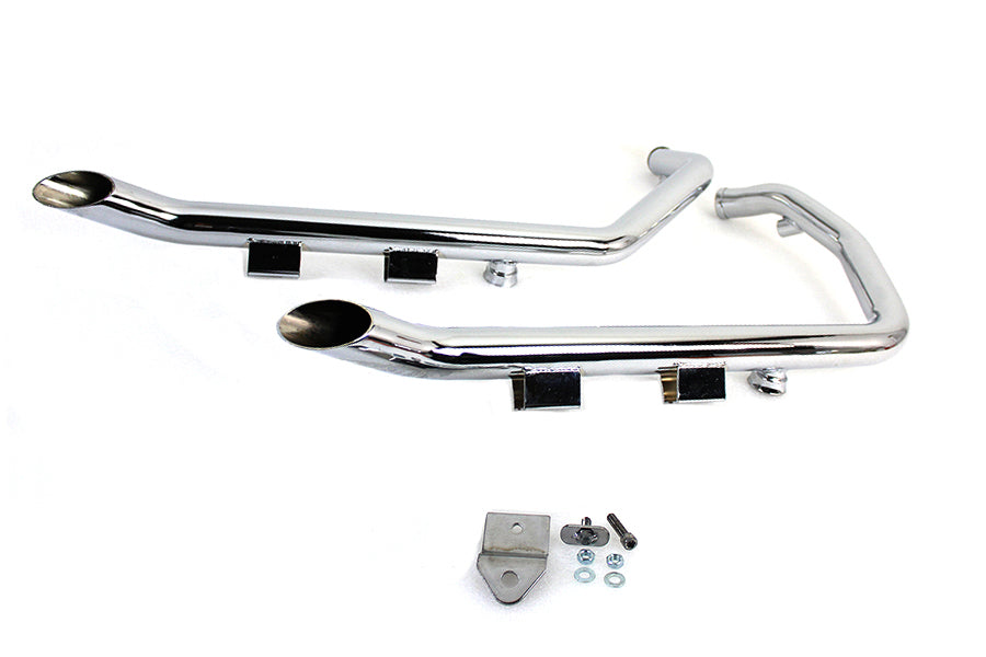 Wyatt Gatling Exhaust Drag Pipe Set Goose Style Ends 2007 / 2013 XL