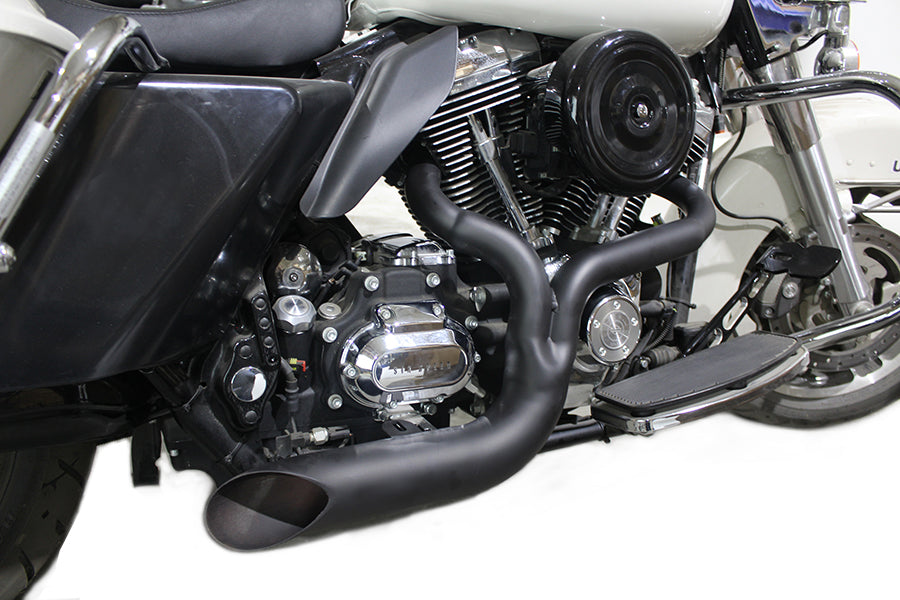 FXD 2:1 Lake Side Pipe Exhaust Black 2006 / 2017 FXD