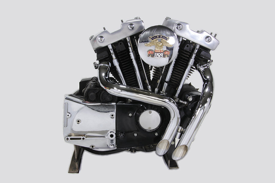 Ironhead LAF Exhaust Header Set Chrome 1957 / 1985 XL