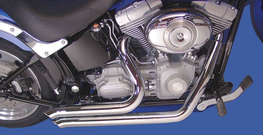 Wyatt Gatling Exhaust Drag Pipe Set Side Sweeper 1986 / 2017 FXST