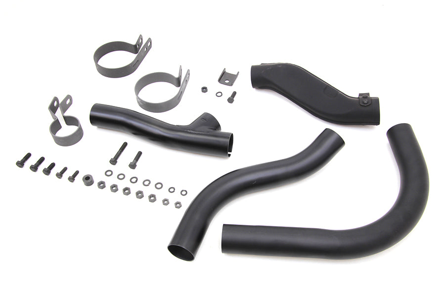 Black Knucklehead Exhaust Header Kit 1941 / 1947 EL 1941 / 1947 FL