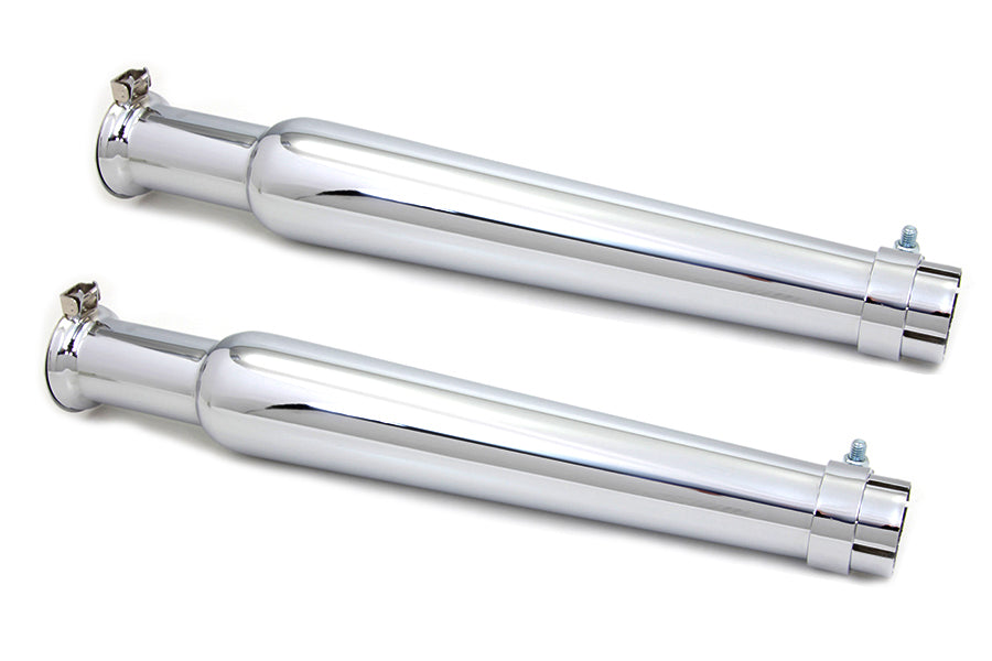 Chrome Megaphone Muffler Set 0 /  Custom application