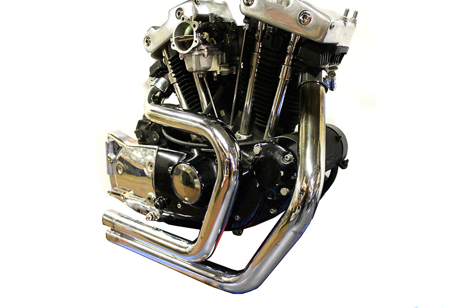 Alphabet XL Exhaust Header Set Chrome 1971 / 1985 XL