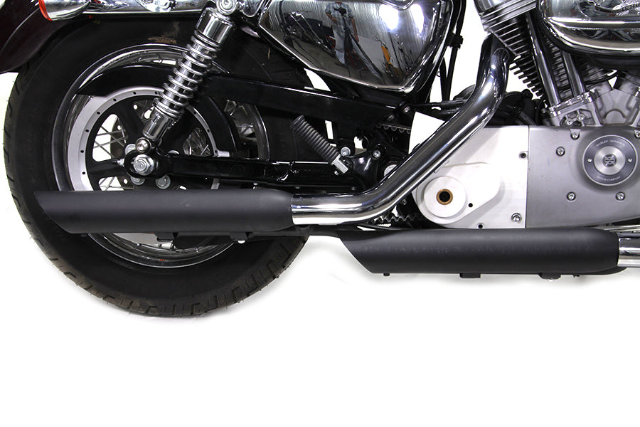 Wyatt Gatling Black Slash Muffler Set 2004 / 2013 XL