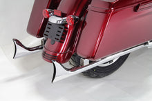 Load image into Gallery viewer, M8 33 Straight Fishtail Exhaust Extension Set Chrome 2017 / UP FLT