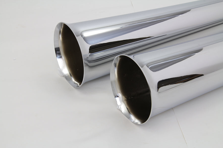 Chrome Megaphone Tip Set for 1-7/8 Muffler 1958 / 1984 FL
