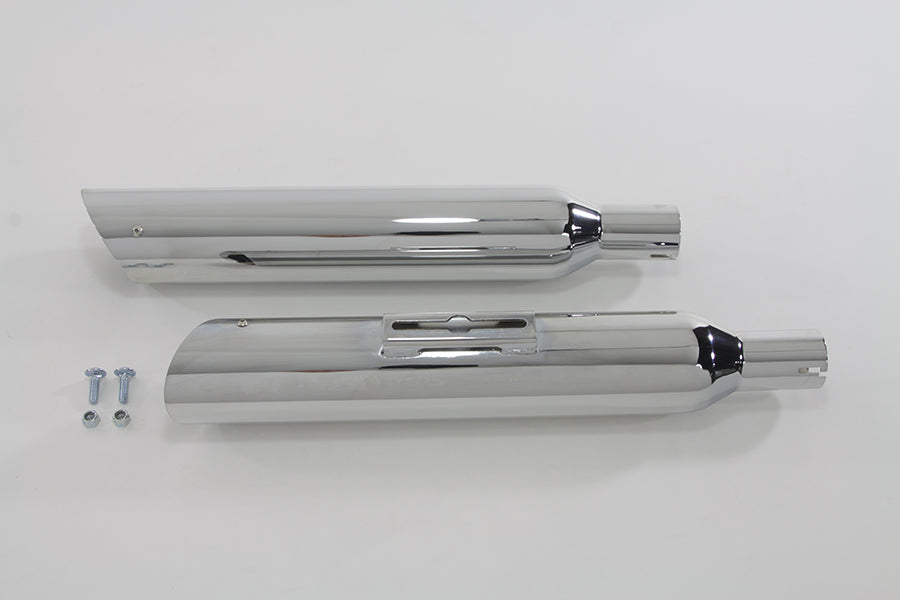 Side Slash Style Slip-On Muffler Set 2000 / 2009 FXST