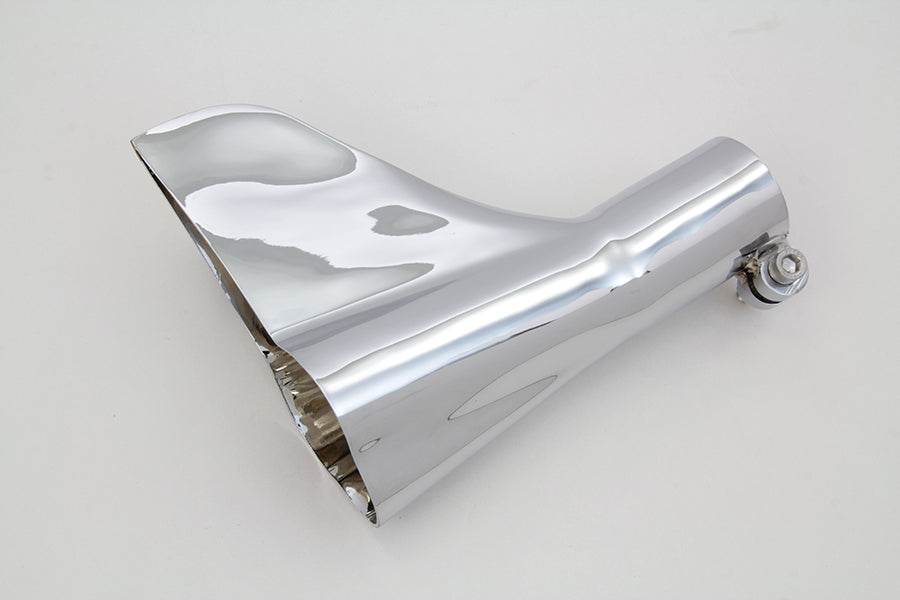Bronx Muffler Tail Chrome 0 /  Custom application on stock cigar mufflers
