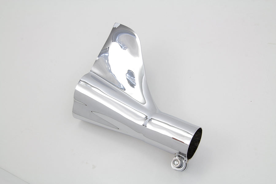 Bronx Muffler Tail Chrome 0 /  Custom application on stock cigar mufflers