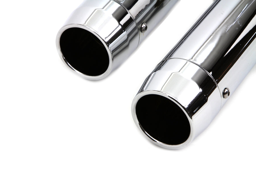Chrome Slip On Muffler Set With Chrome Tips 2007 / 2017 FXST