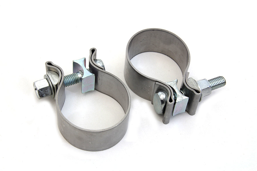 FXST Muffler Body and End Clamp Set Chrome 2017 / UP FXST 2017 / UP FLST