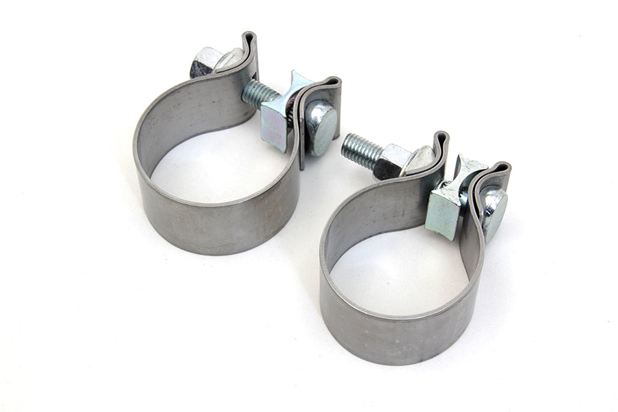 FXST Muffler Body and End Clamp Set Chrome 2017 / UP FXST 2017 / UP FLST