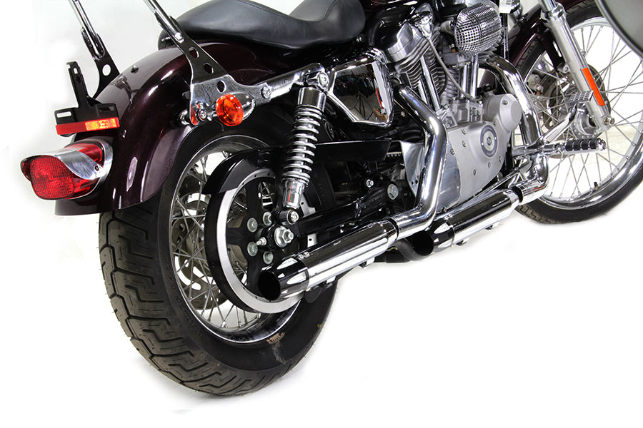 Chrome Highlighted Revolver Tip Muffler Set 2014 / 2017 XL