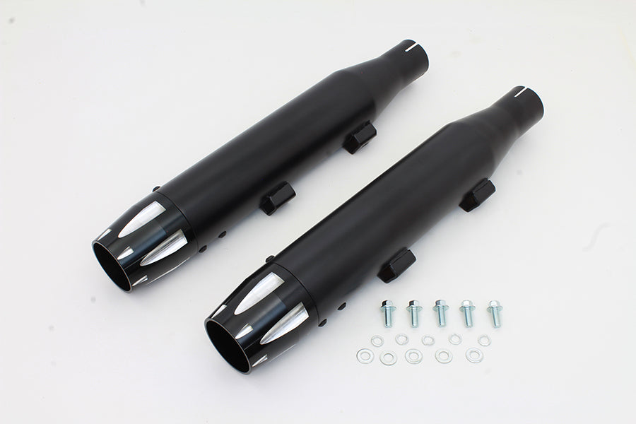 Black Highlighted Revolver Tip Muffler Set 2014 / 2017 XL