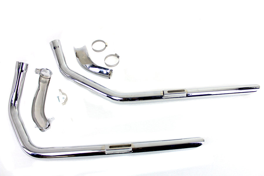 Wyatt Gatling Exhaust Drag Pipe Set Slash Cut Ends 1957 / 1978 XL 1980 / 1985 XL