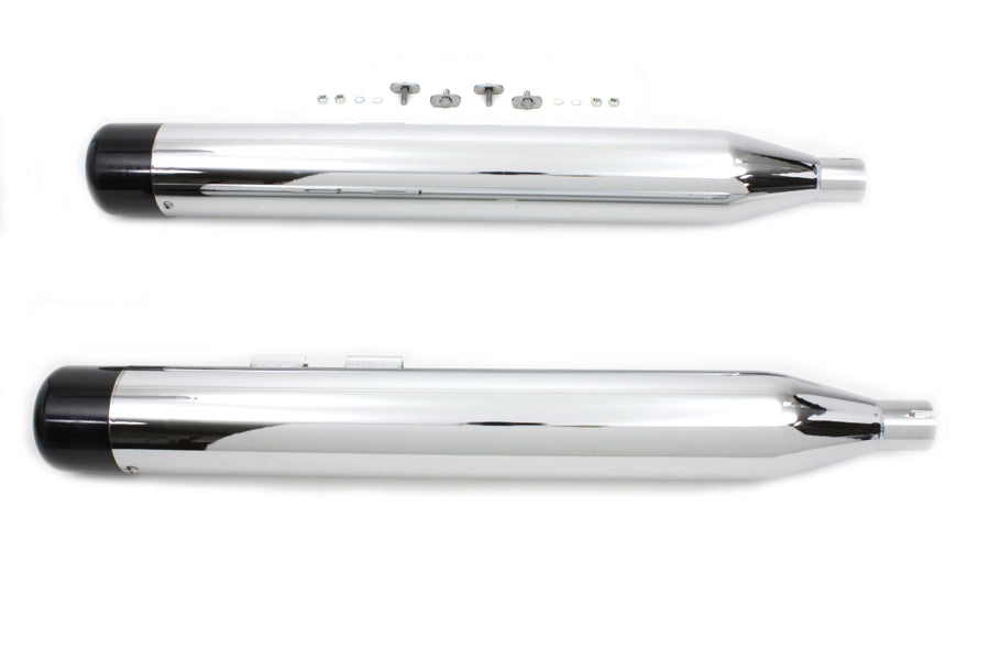 Muffler Set with Black Hollow Point End Tips 1995 / 2016 FLT