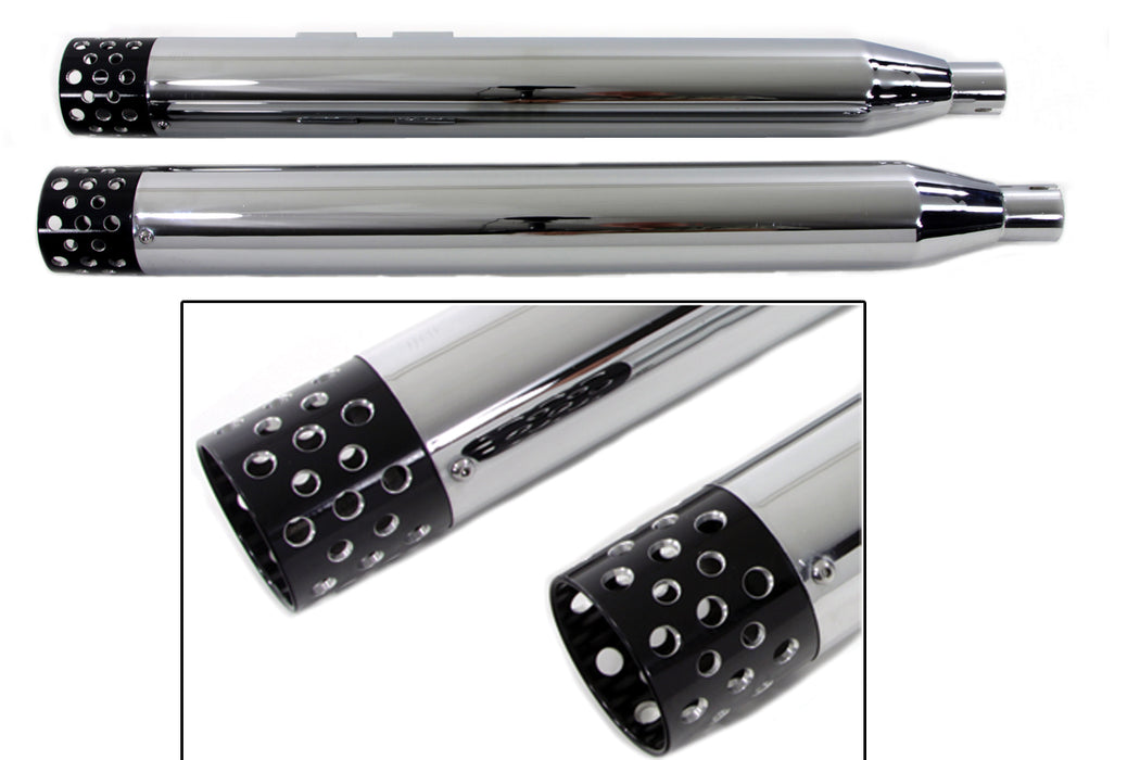 Muffler Set with Black Shooter Style Ends 1995 / 2016 FLT