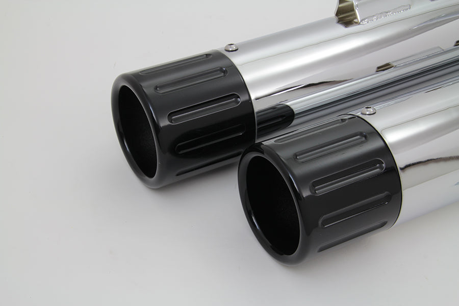 Muffler Set with Black Revolver End Tips 1995 / 2016 FLT