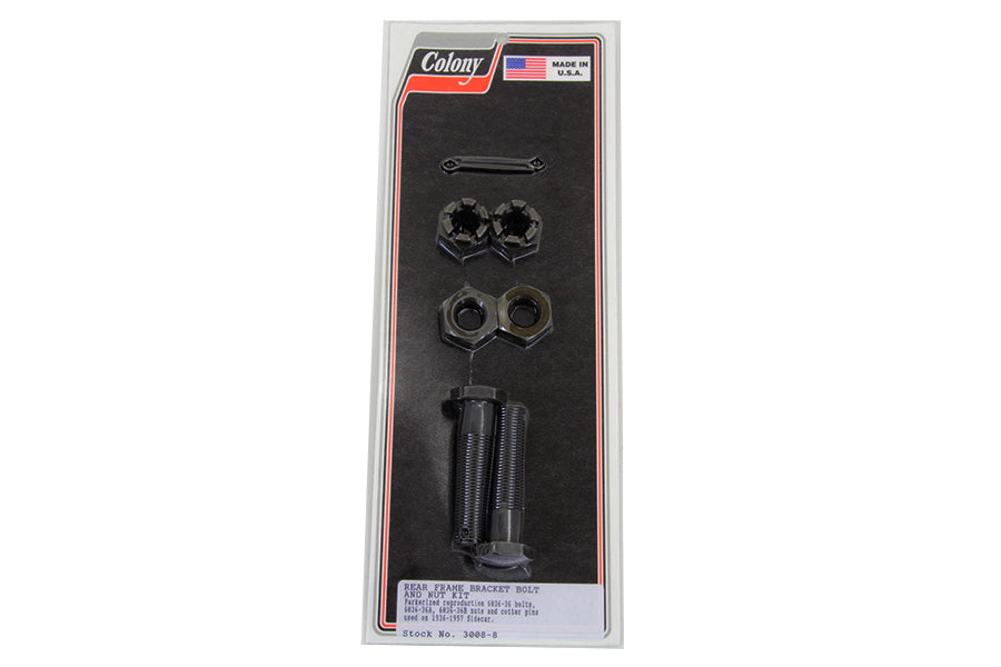 Rear Frame Bracket Bolt and Nut Kit 1936 / 1957 G