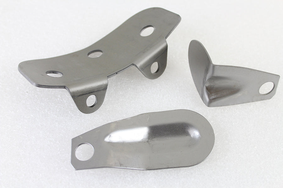 Raw Steel Oil Tank Bracket Kit 1936 / 1952 EL 1941 / 1964 FL