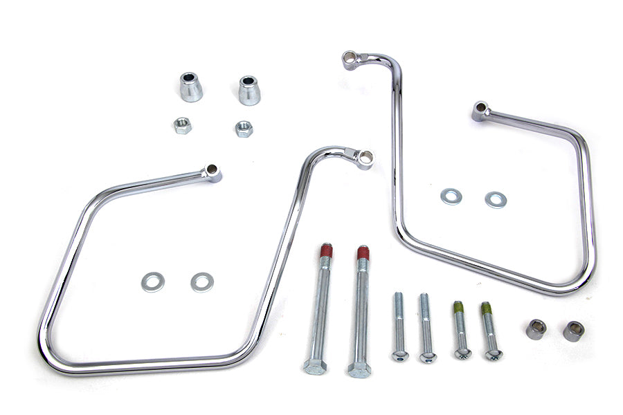 Chrome Saddlebag Support Set 2008 / 2017 FXD 2008 / 2017 FXDWG